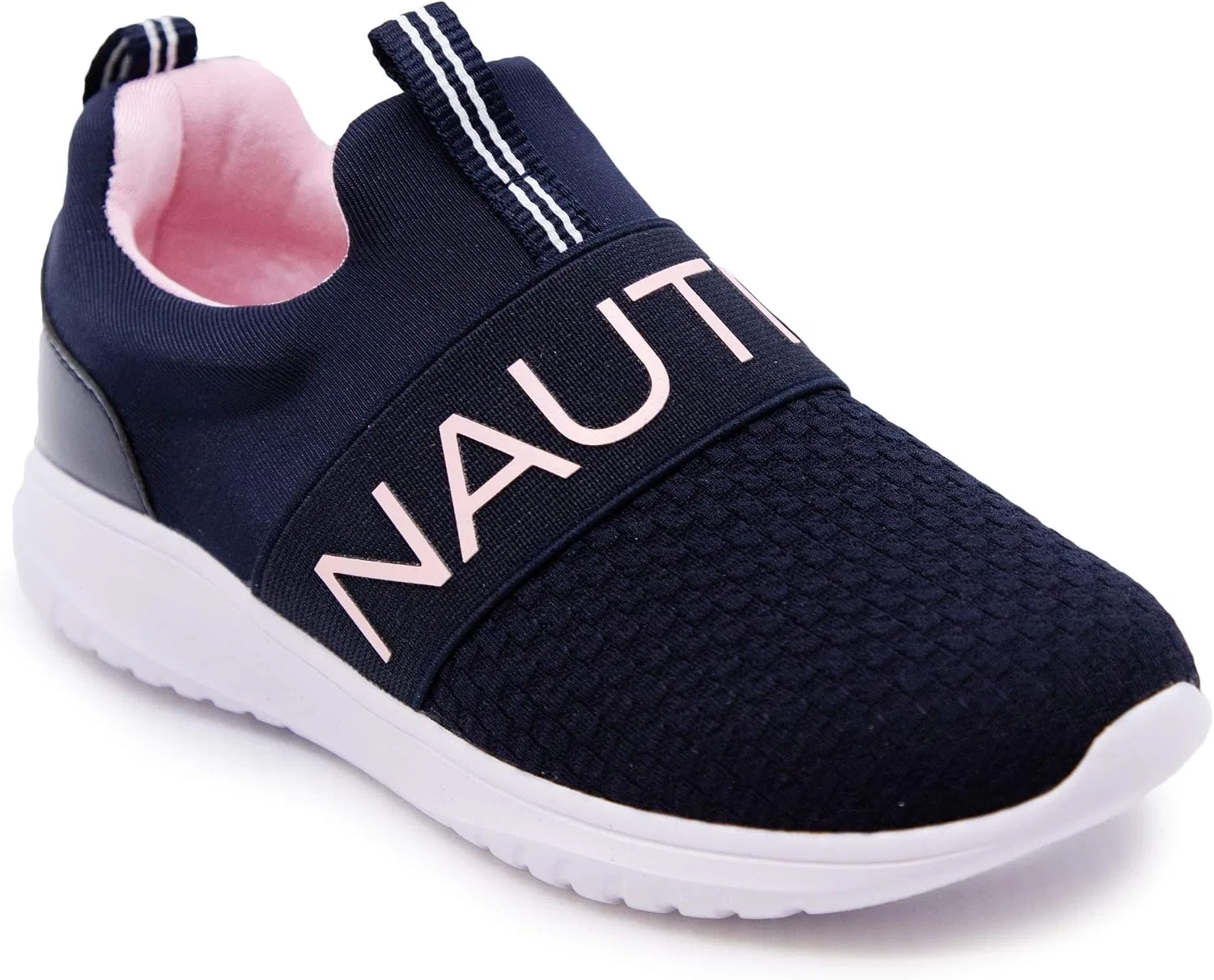 Детские кроссовки для девочек Slip-On Athletic Sneakers Nautica, Navy/Pink
