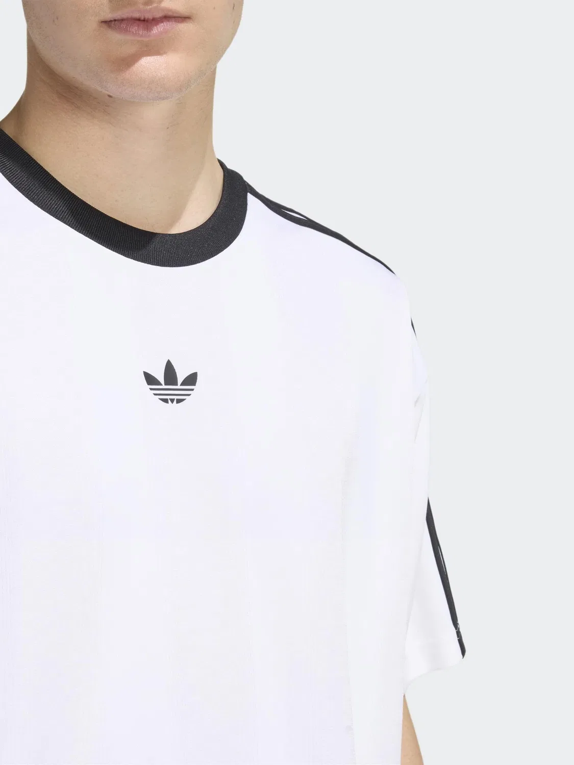 Футболка Adicolor Jacquard, adidas Originals, белый — фото 4