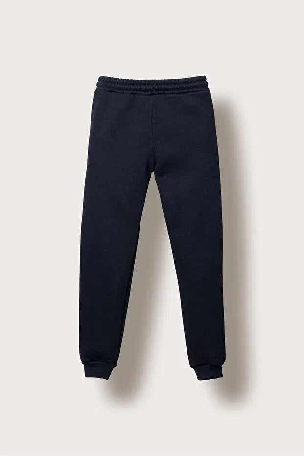Детские спортивные штаны для мальчиков на молнии Mışıl Kids, Navy Blue — фото 4