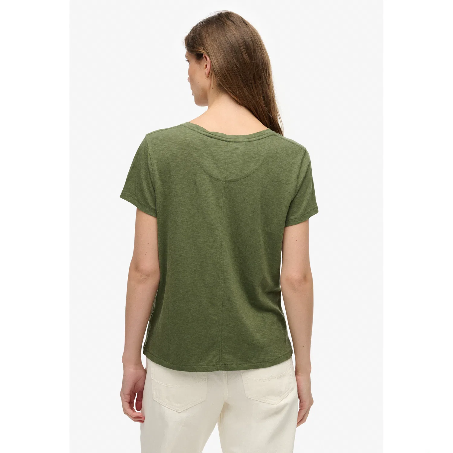 Женская футболка с V-образным вырезом Superdry, Four Leaf Clover — фото 3