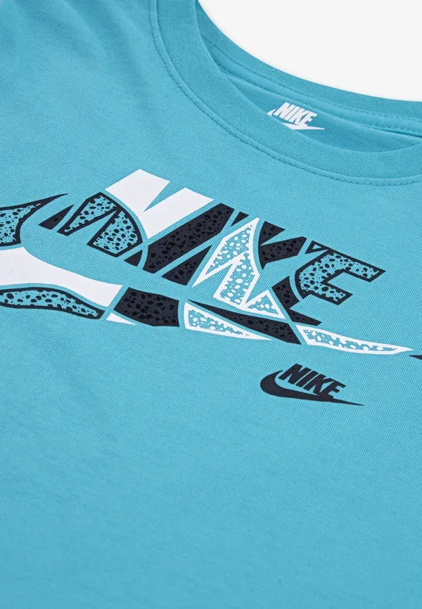 Комплект из куртки и шорт с принтом, Nike Sportswear, черный — фото 3