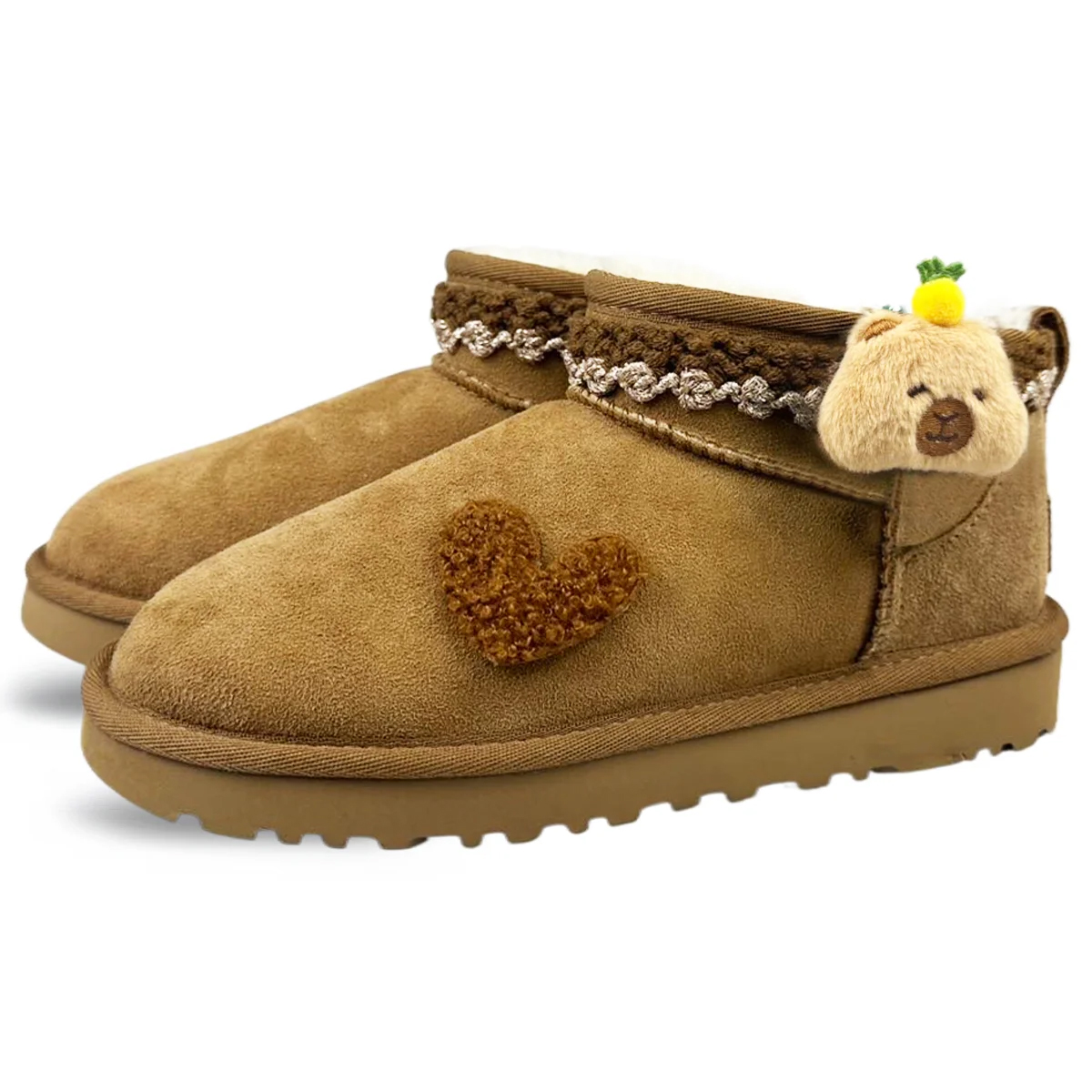Ботинки UGG Classic Ultra Mini Warm And Wear-Resistant, коричневый — фото 2