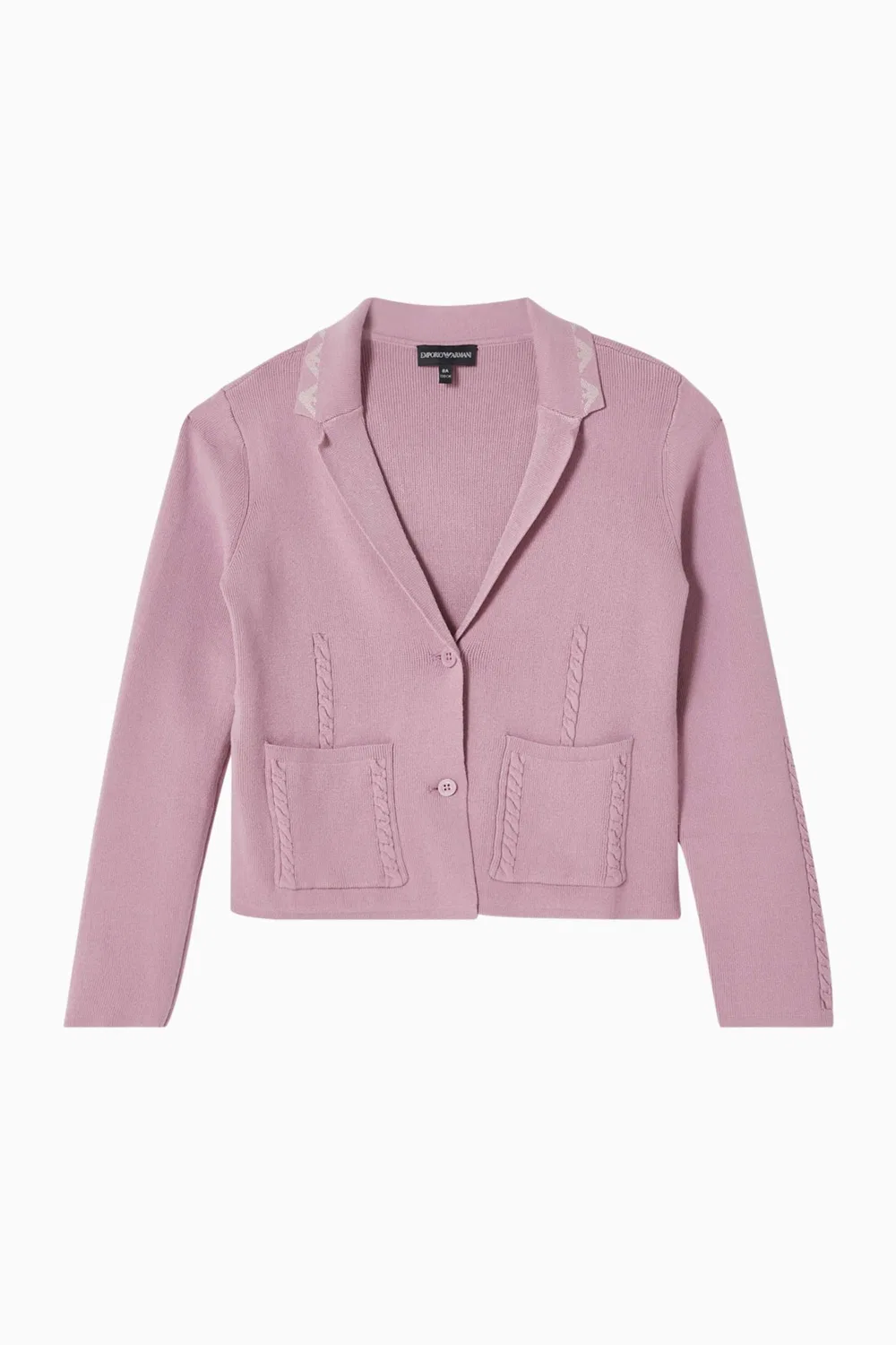 Кардиган вязаный с длинным рукавом Emporio Armani