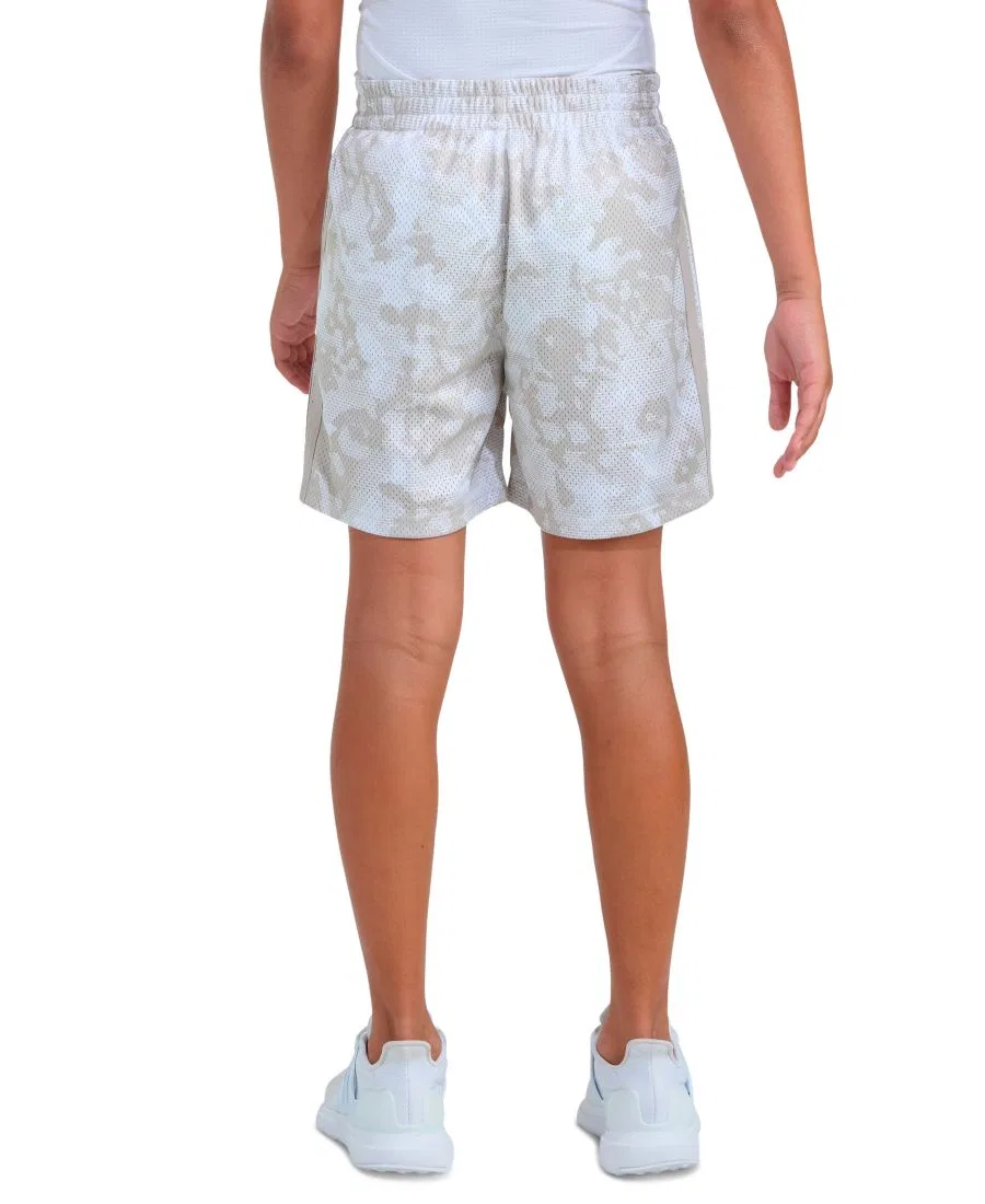 Шорты спортивные с принтом камуфляж, модель Camo Shorts adidas, White — фото 4