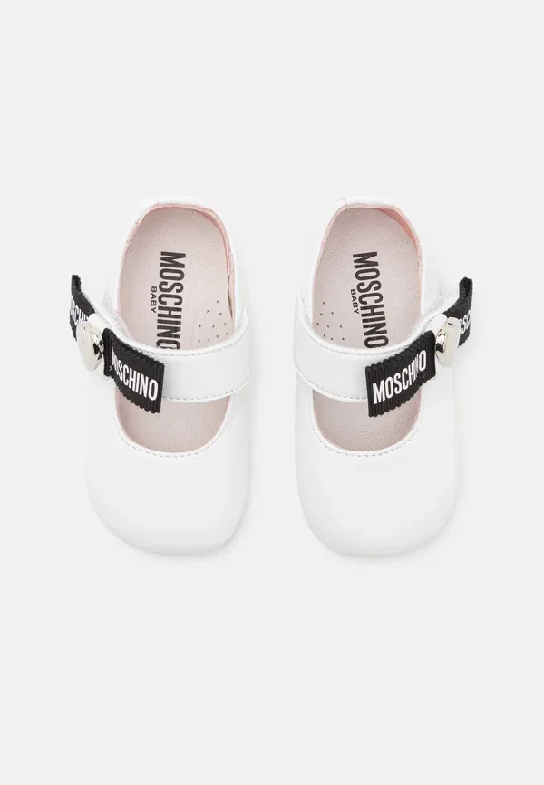Первые туфли Moschino, белый/черный — фото 4