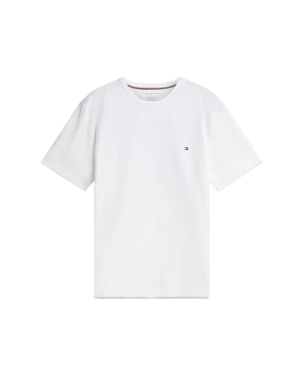 Мужская футболка из хлопка с длинным рукавом Tommy Hilfiger, Белый — фото 4