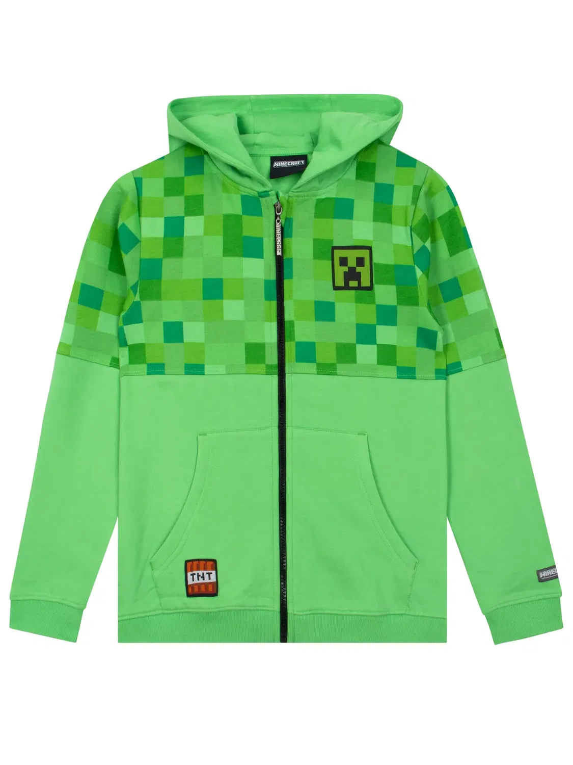 Худи с принтом Creeper Minecraft, Green