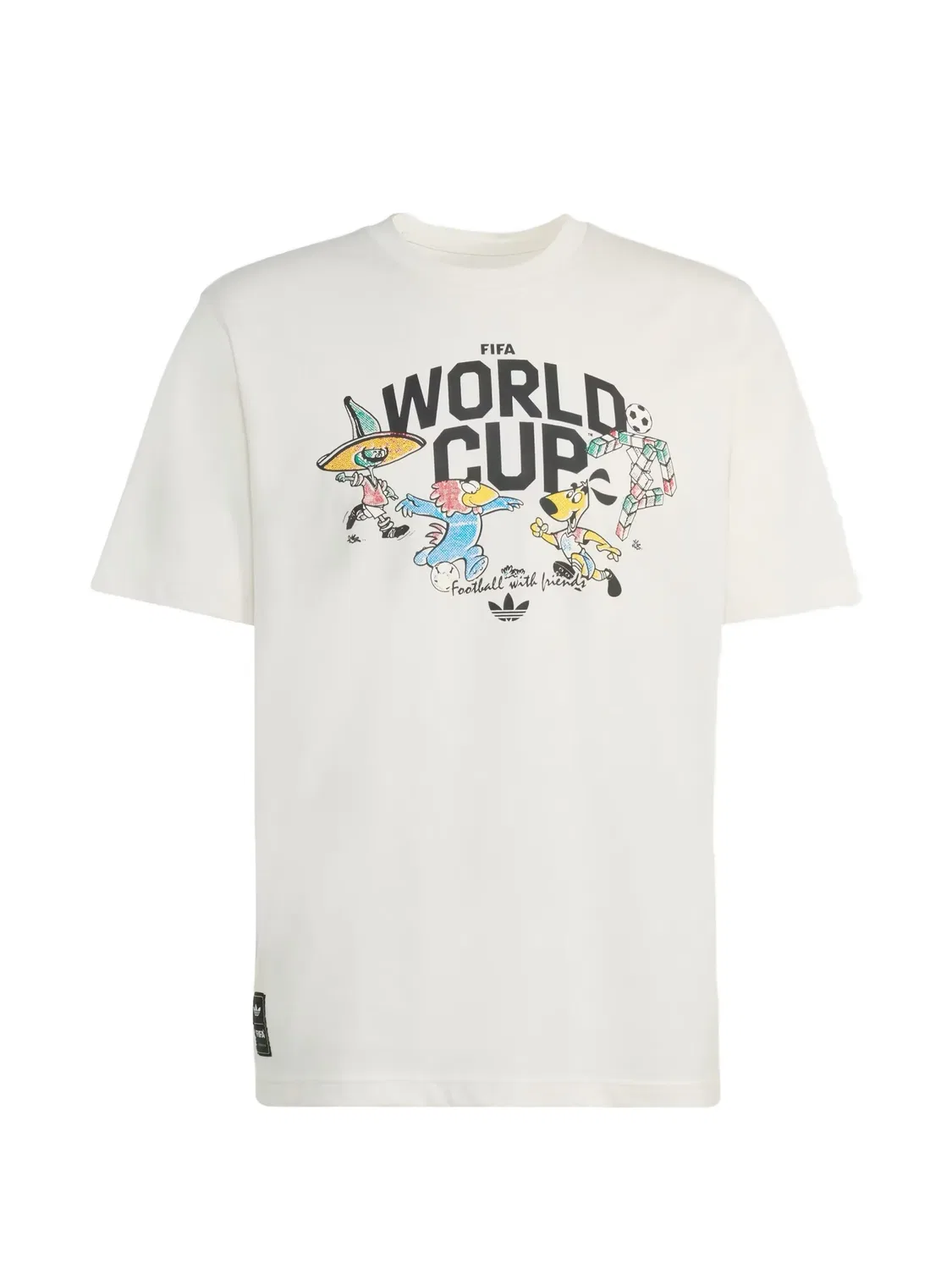 Футболка Fifa World Cup 26 Group Mascot Adidas, нейтральные цвета