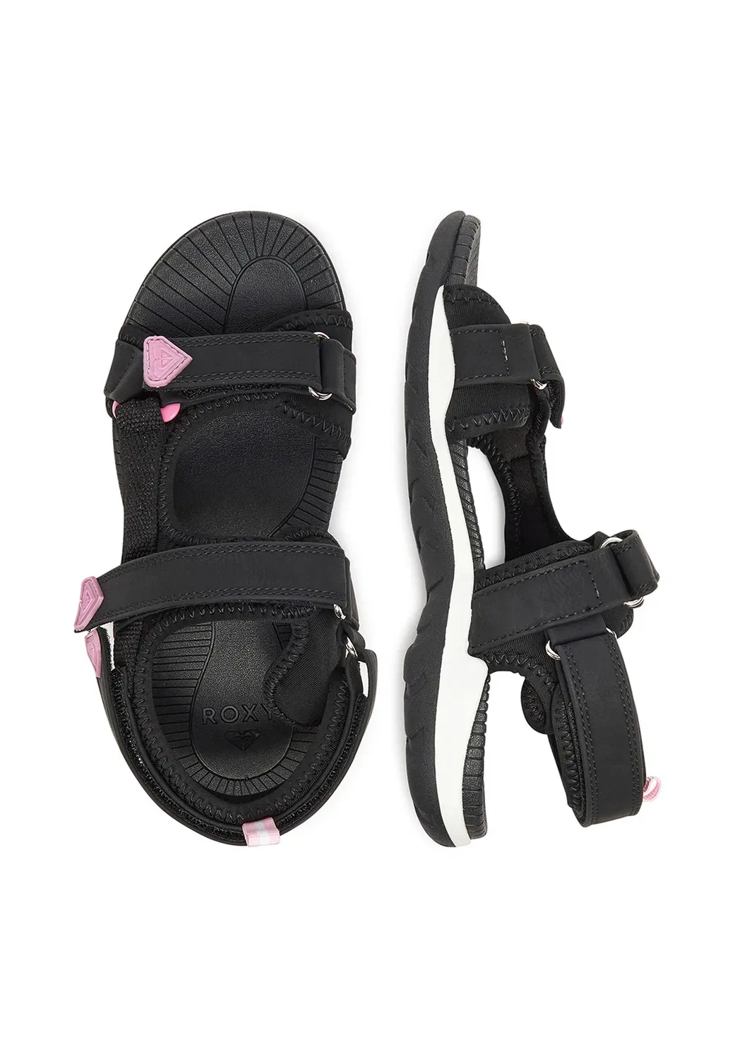 Сандалии для девочек cs8126-01 - сандалии для ходьбы Roxy, Black — фото 3