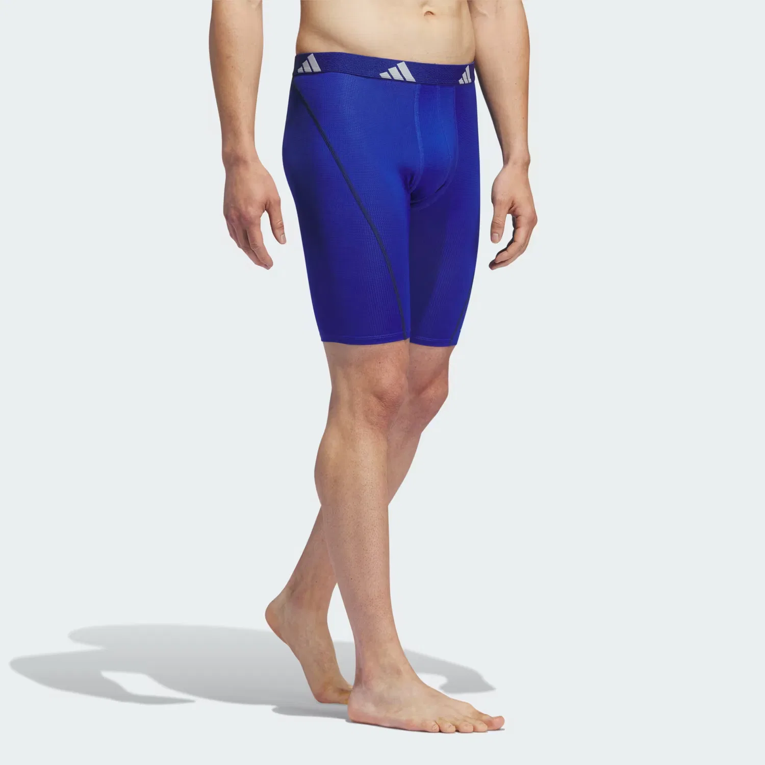 Мужские трусы-боксеры удлиненные, набор из 3 штук, Adidas Performance, Blue/Legend Ink/Onix — фото 3