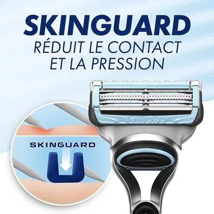 Сменные картриджи для бритвы чувствительной кожи Gillette SkinGuard Sensitive