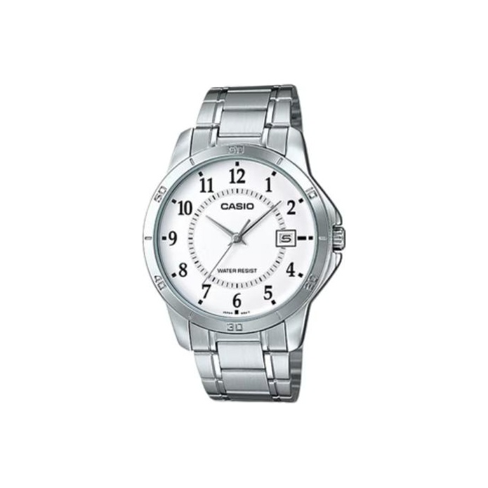 

CASIO Часы Men Standard Series 42mm White Watch MTP-V004D-7B, White Dial
