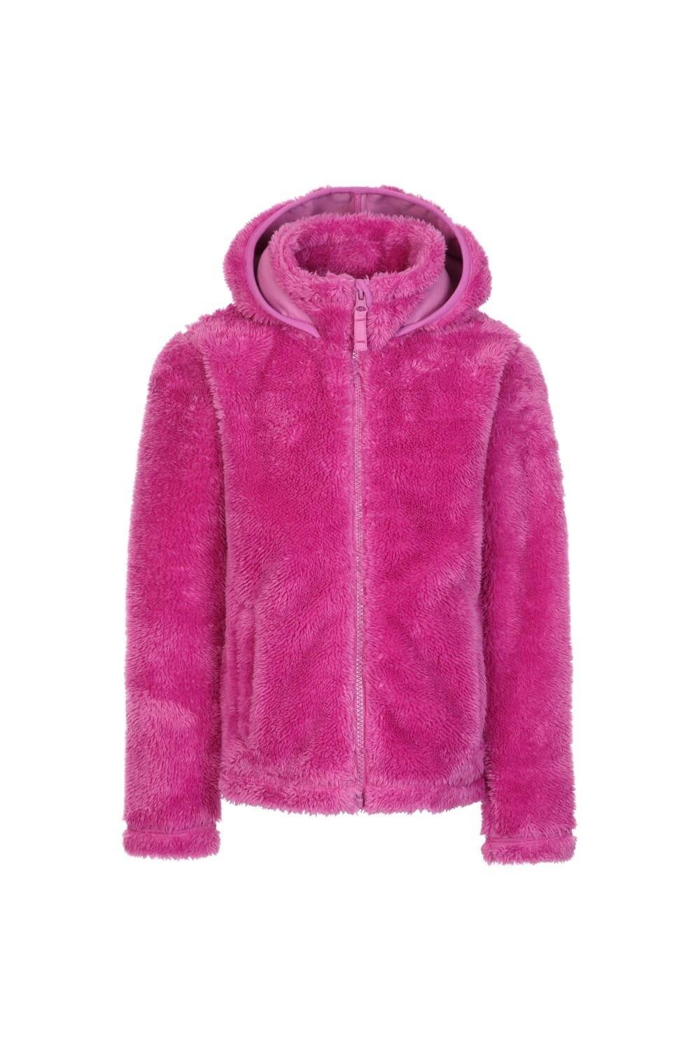 

Пушистая флисовая куртка Violetta Trespass, розовый