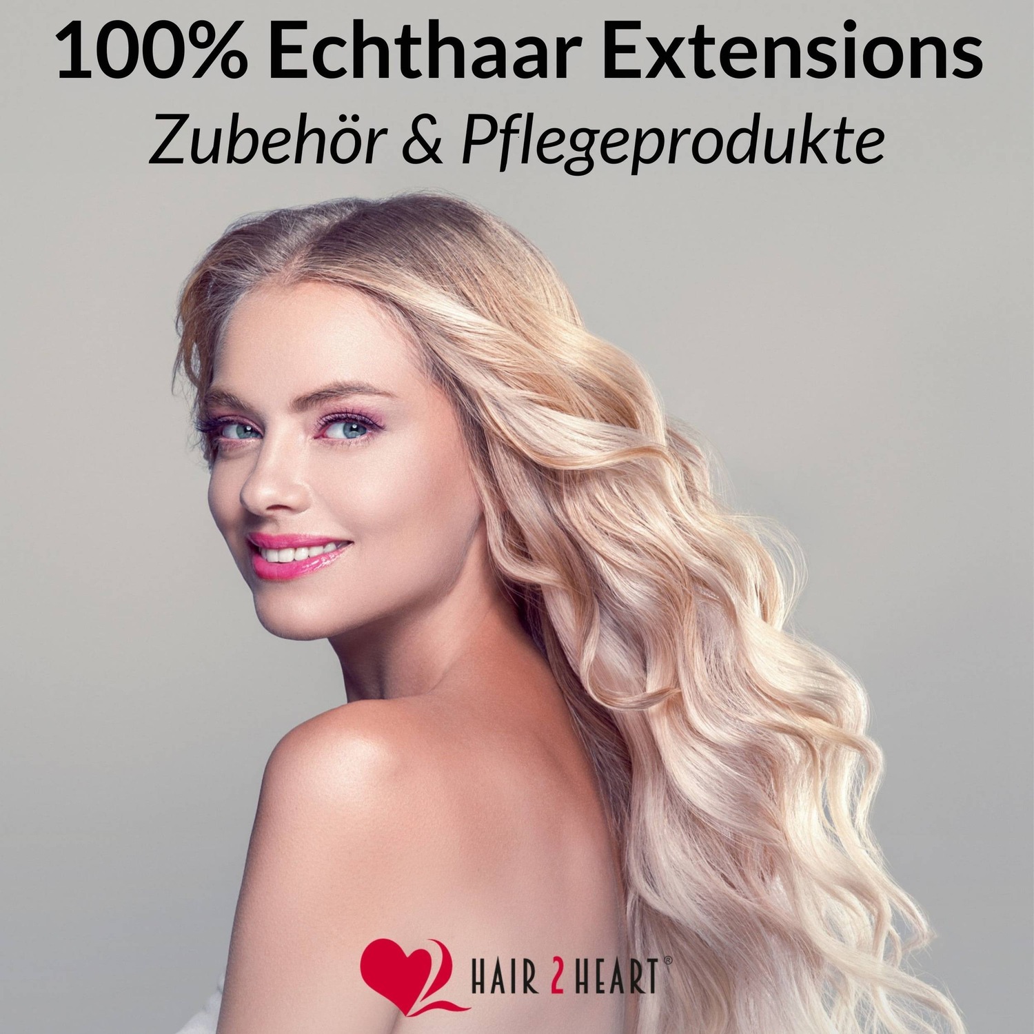 Накладные волосы tresse extensions echthaar #10/0 hell-lichtblond 100g Hair2Heart, 50cm, количество 1 шт. — фото 2