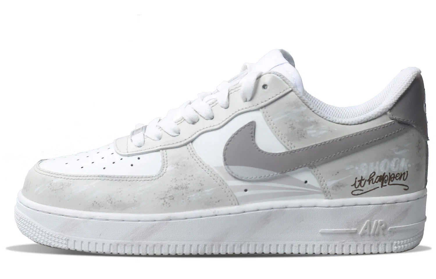 Детские кроссовки с низким верхом Nike Air Force 1, Beige Blue