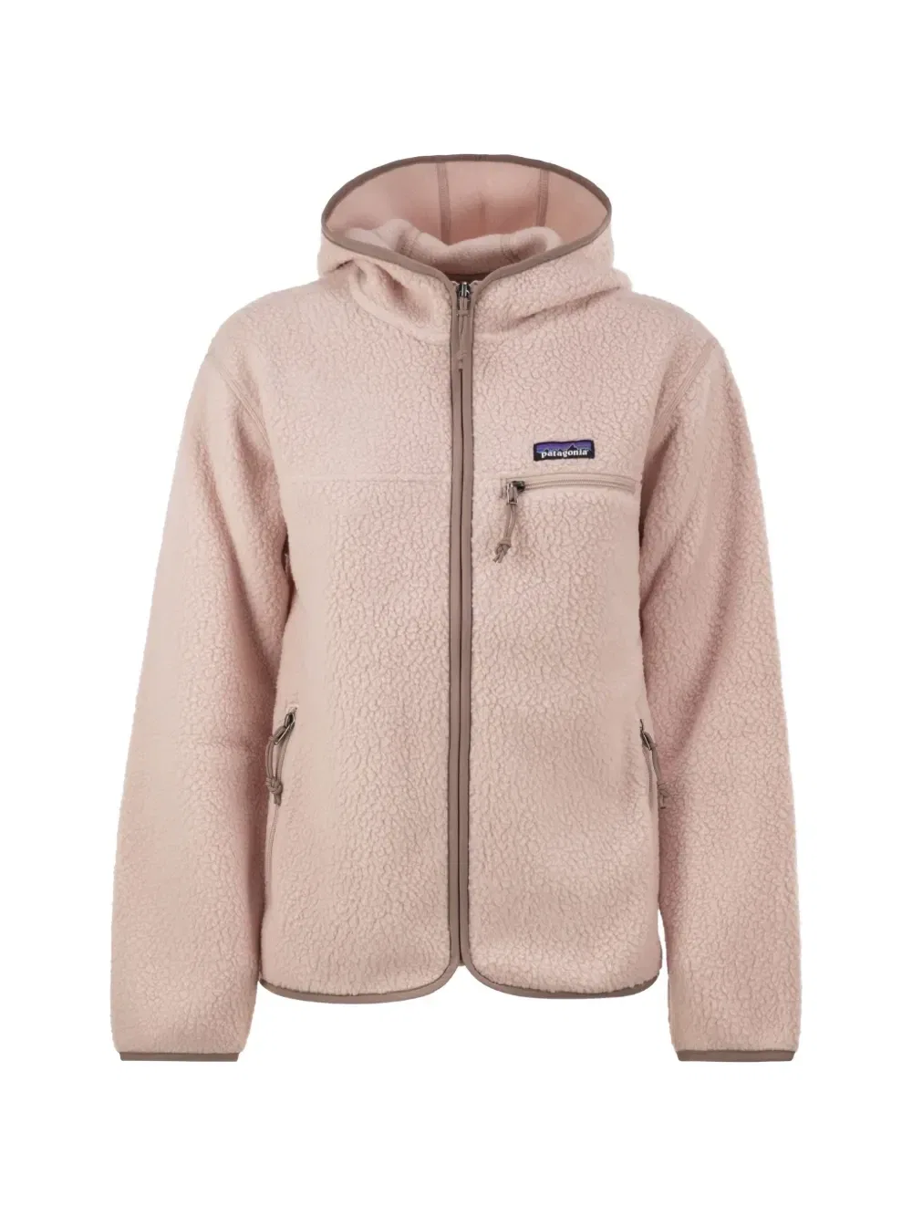 Куртка с капюшоном из флиса "Тедди" Patagonia, розовый