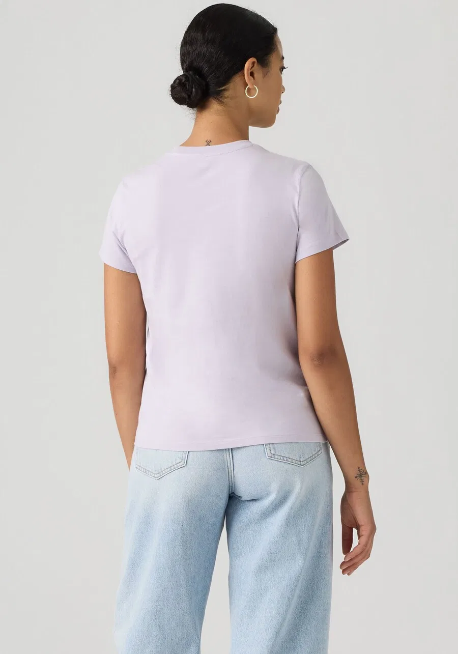 Футболка LEVI'S The Perfect сиреневого цвета — фото 4