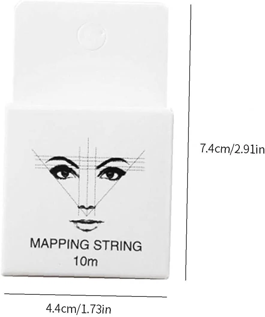 Eyebrow Mapping Thread Box, 15g, White Generisch — фото 3