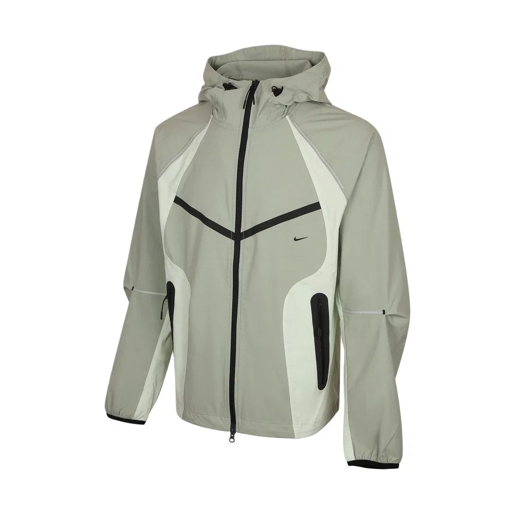 Куртка мужская с капюшоном, Nike, Light Gray/White/Black
