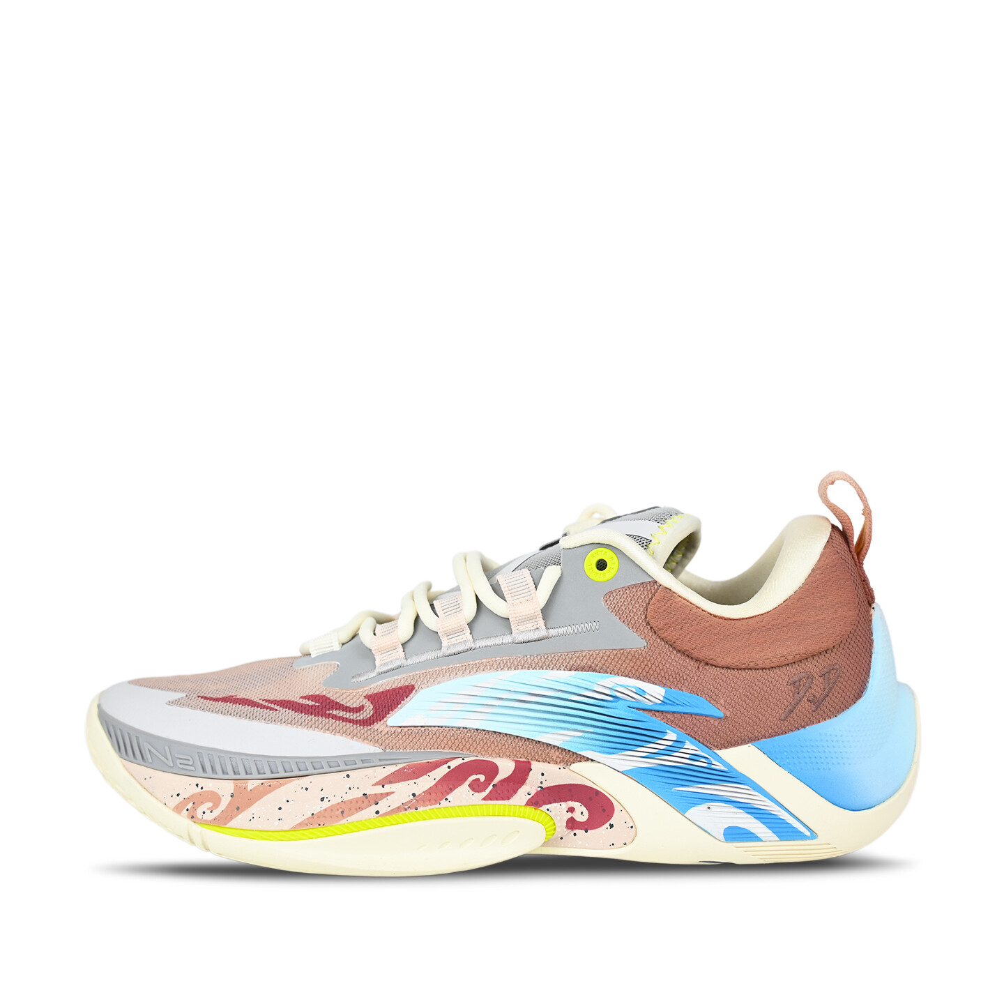 

Баскетбольные кроссовки Moment Basketball Shoes Men Low-Top Blue/Red Anta