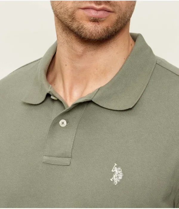Полюс classic fit Us Polo Assn, зеленый — фото 4