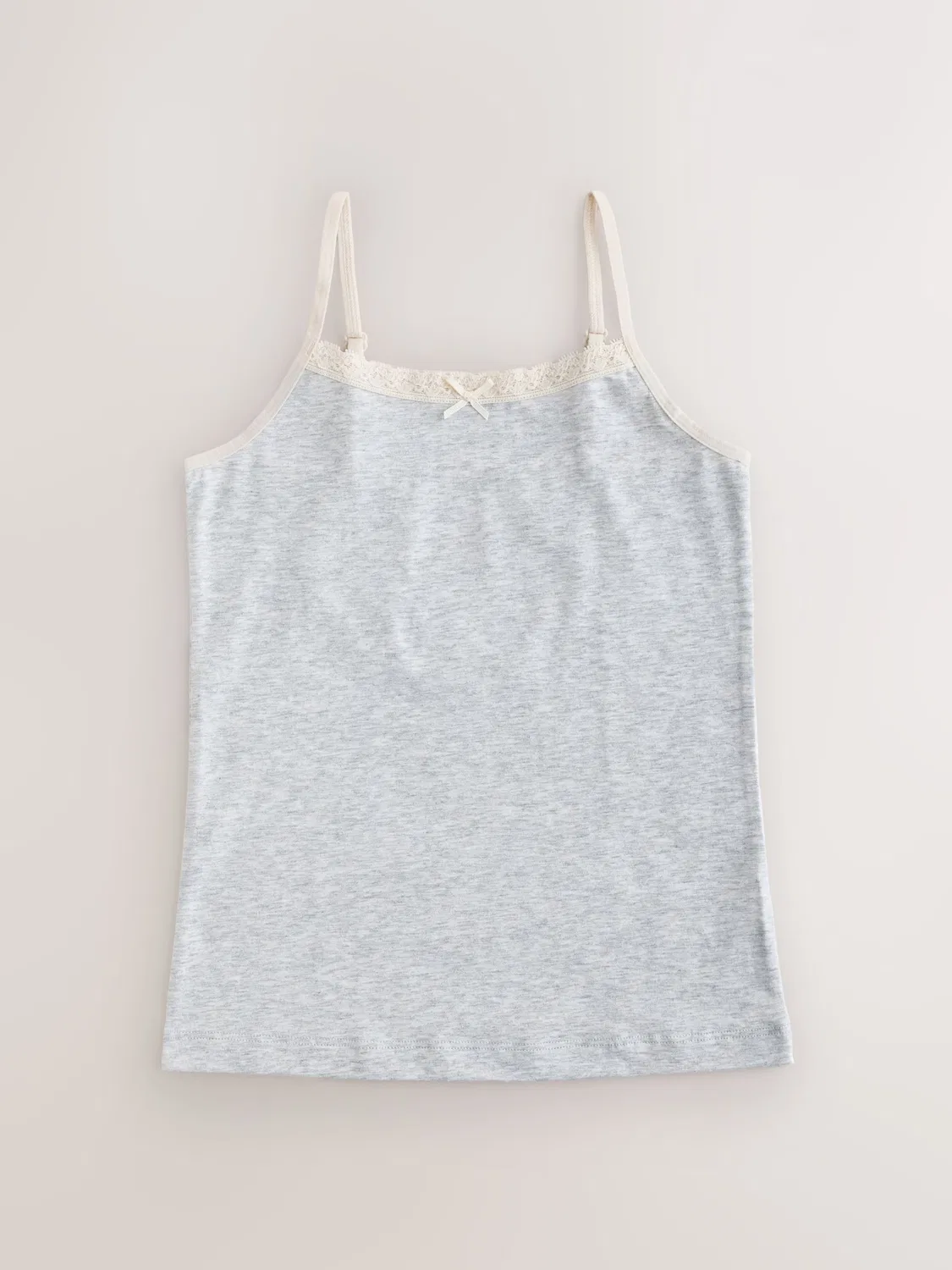 Нижняя рубашка Next, Light Beige/Light Grey — фото 4