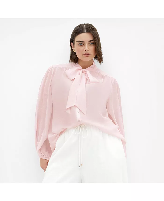 

Топ Арианна больших размеров CITY CHIC, розовый