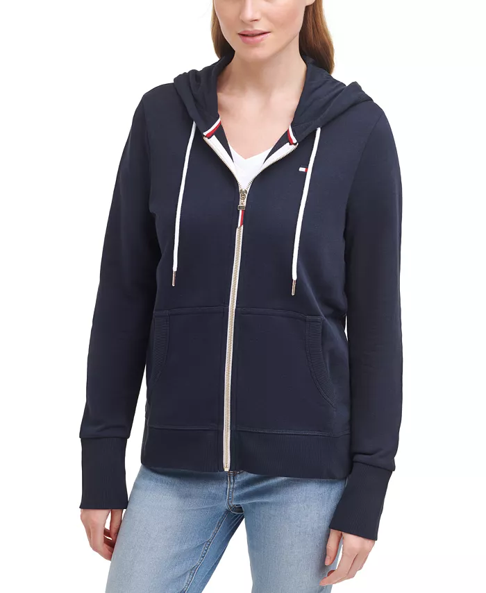 

Женский худи из френч-терри Tommy Hilfiger, синий