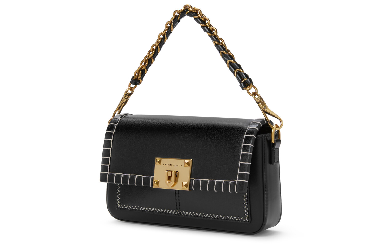 

Charles&Keith Женская сумка через плечо CHARLES & KEITH, Черный