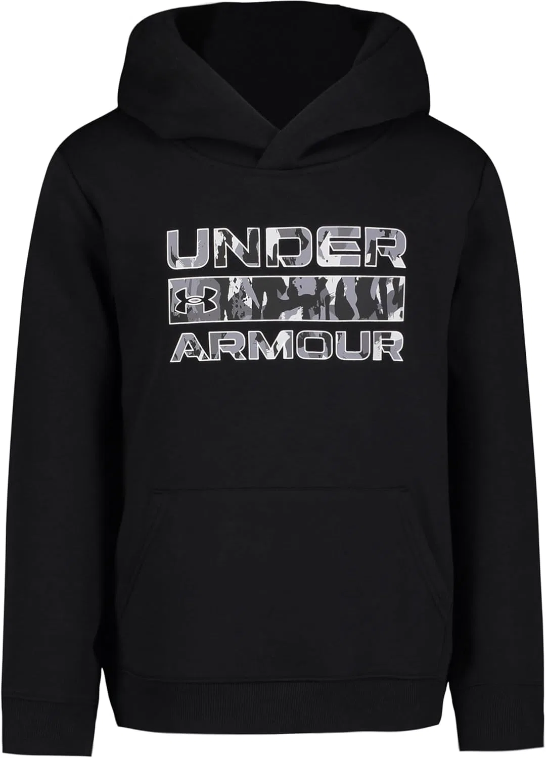 Детская кофта с капюшоном, флис, Under Armour, Black Painted