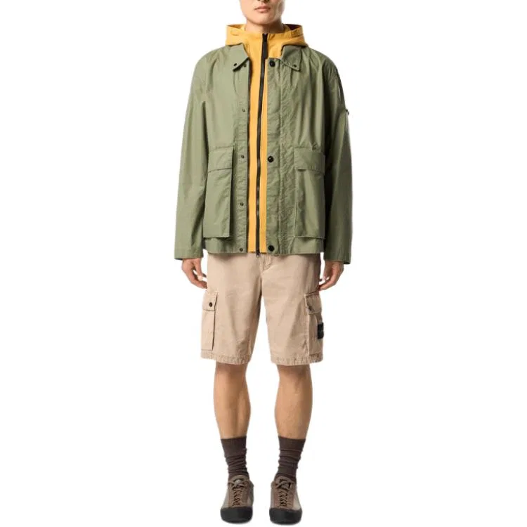 Карго шорты Compass-badge STONE ISLAND, Desert — фото 3