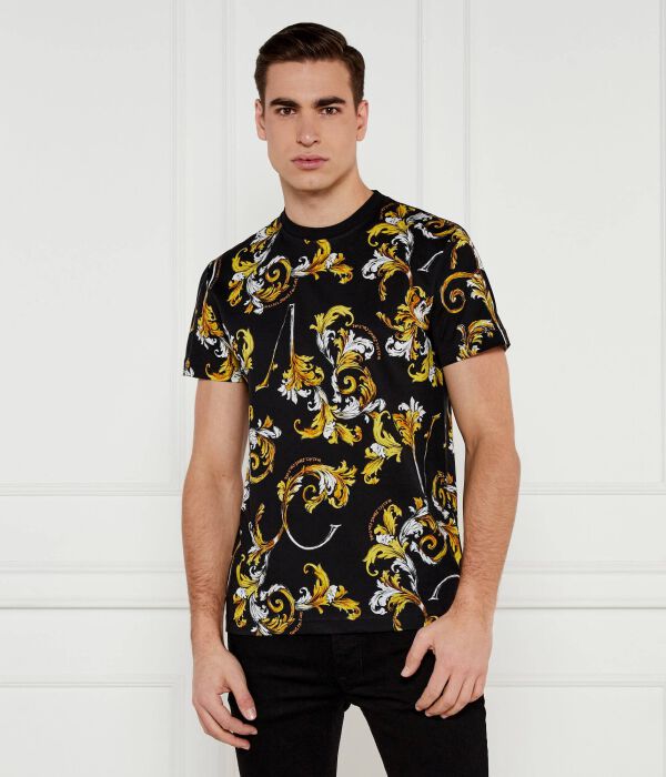 

Футболка Slim Fit Versace Jeans Couture, черный