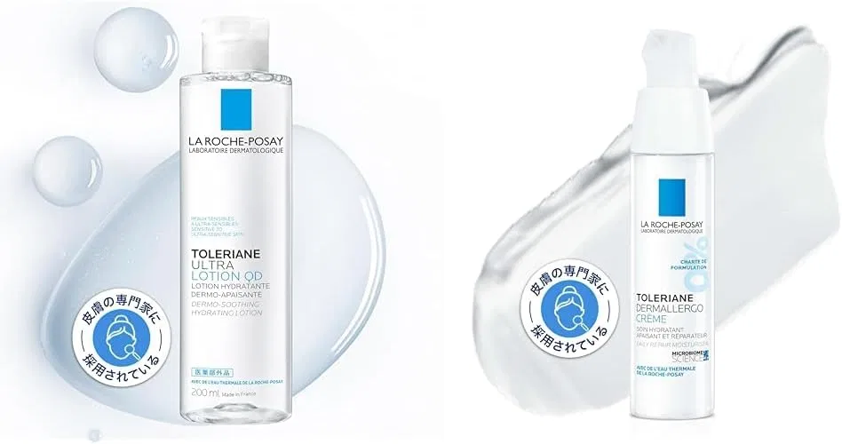 Тоник и крем La Roche-Posay Toleriane увлажняющий