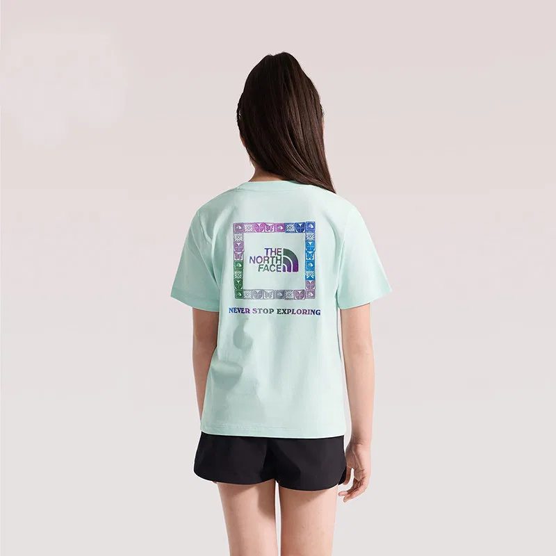 Детская футболка Quick Dry THE NORTH FACE, G70/Mist Green — фото 3