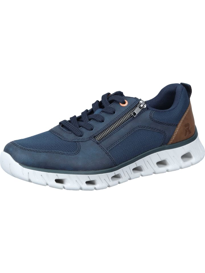 

Туфли на шнуровке rieker, цвет midnight/navy/nuss