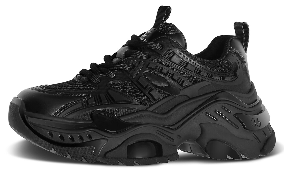 

Кроссовки CВ°BANNER Chunky Sneakers Women's Low-Top Black, черный