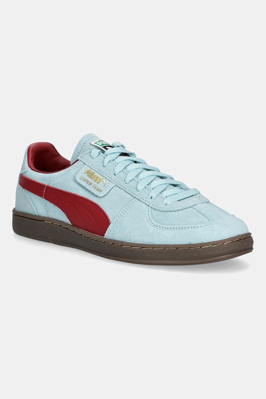 Замшевые кроссовки Super Team SD Puma, бирюзовый