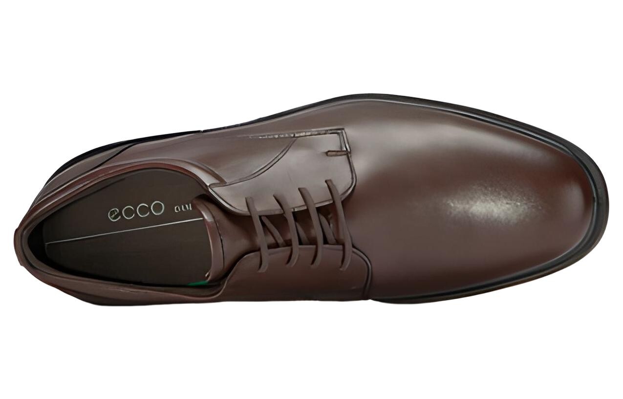 Мужские туфли Ecco Men's Casual Shoes Men Low-Top Brown — фото 3