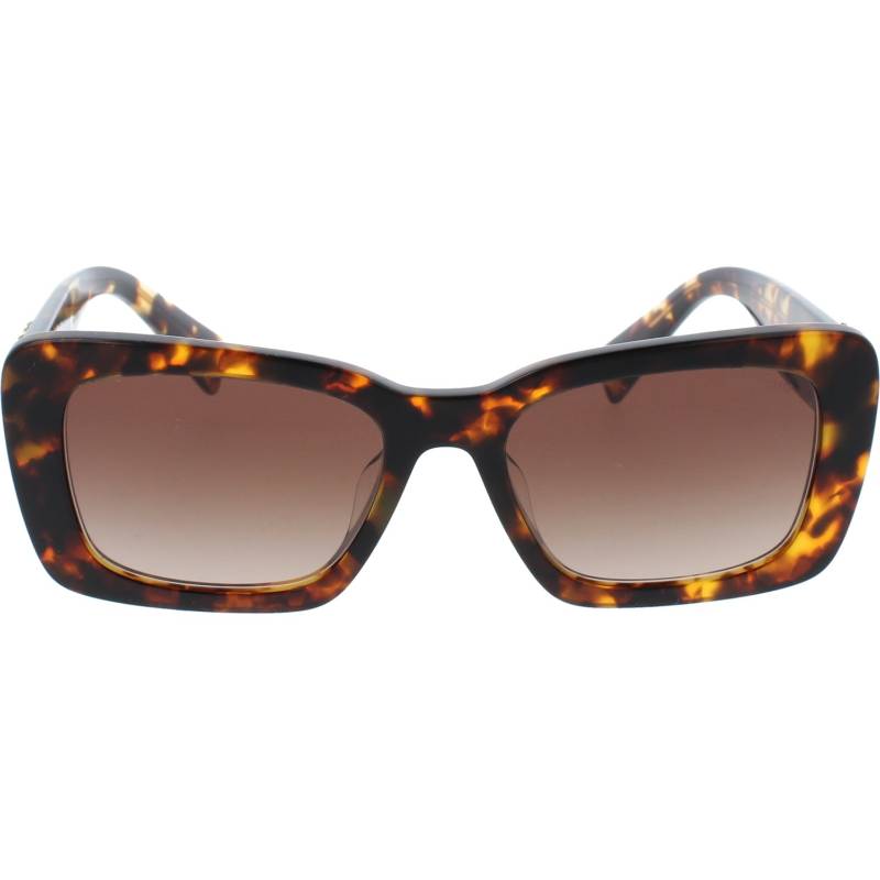 MIU MIU Прямоугольные солнцезащитные очки женские Brown — фото 4