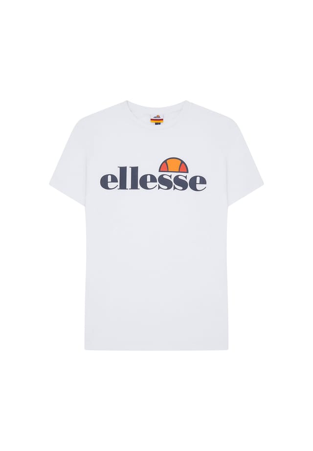 

Футболка sl prado tee - короткий рукав круглый вырез логотип с принтом Ellesse, белый
