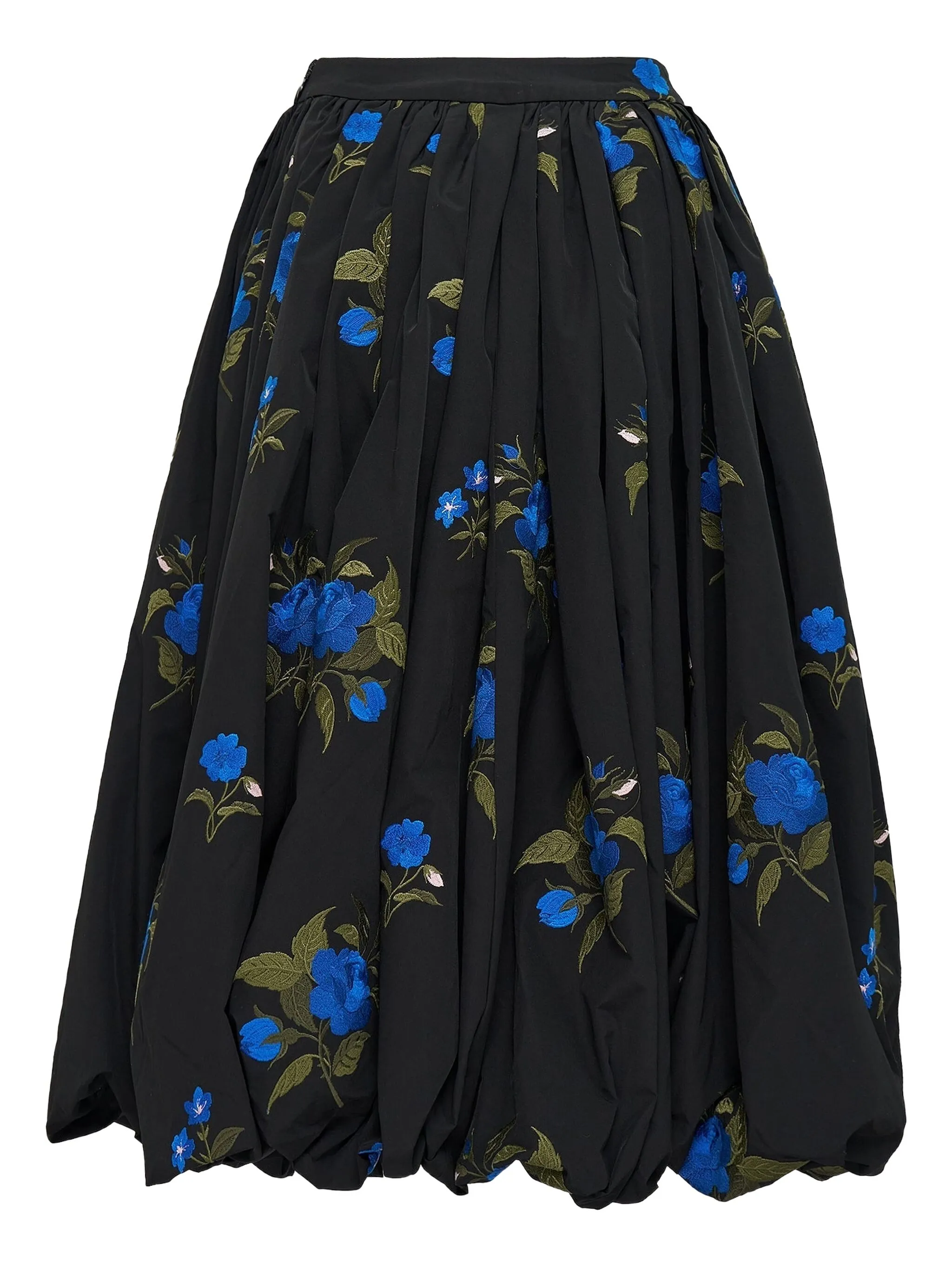 

Плиссированная юбка Roses Caroline Hu, черный