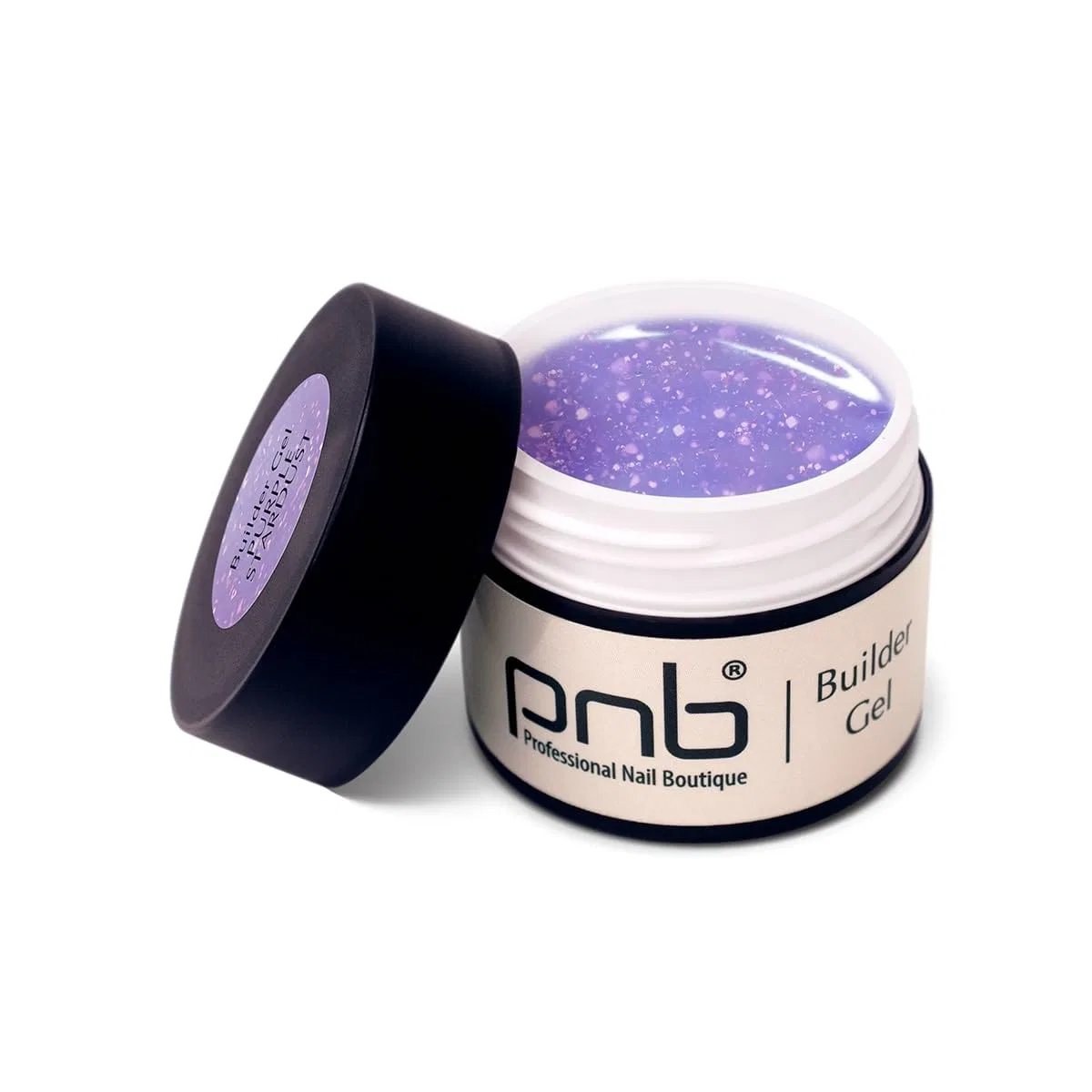 UV/LED гель для наращивания «Purple Stardust» от PNB Pnb Professional Nail Boutique