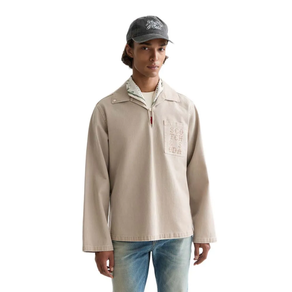 

Куртка-рубашка Scotch & Soda 182209, бежевый