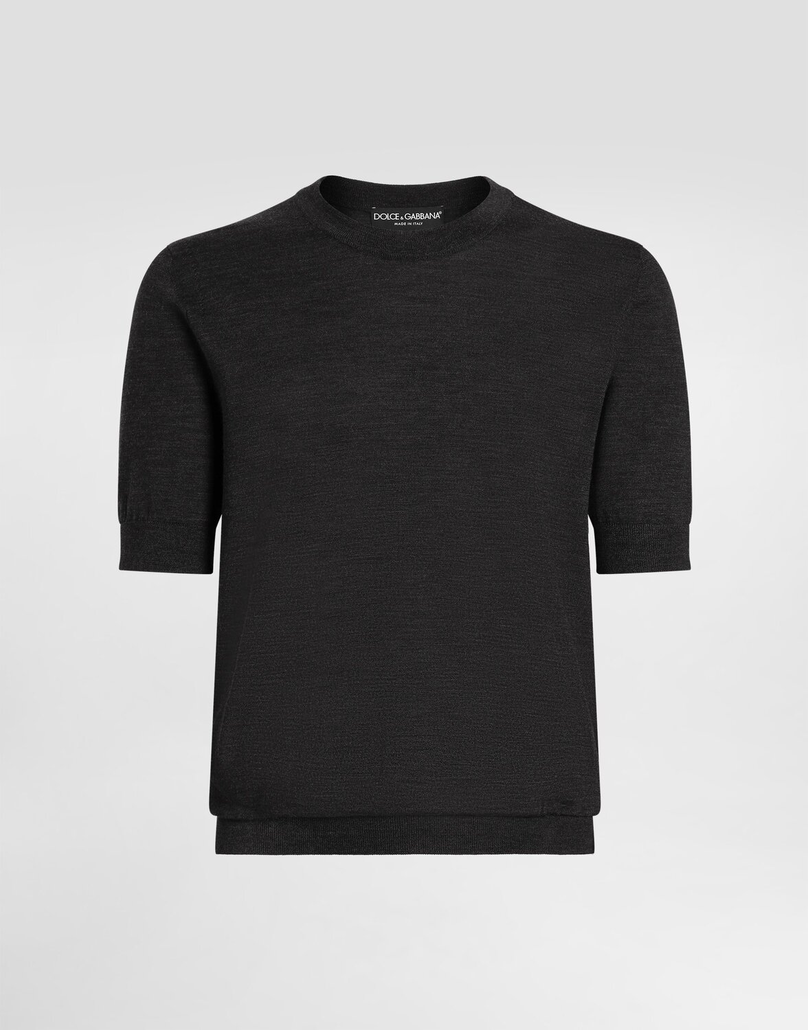 

Шерстяной пуловер Dolce & Gabbana, серый