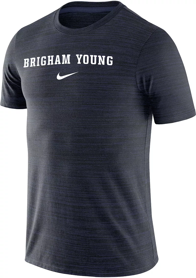 

Мужская синяя футболка Nike BYU Cougars Dri-FIT Velocity Football Team Issue