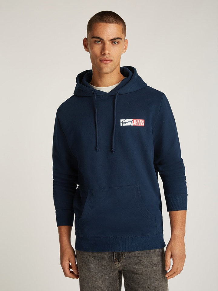 

TOMMY JEANS Темно-синяя толстовка