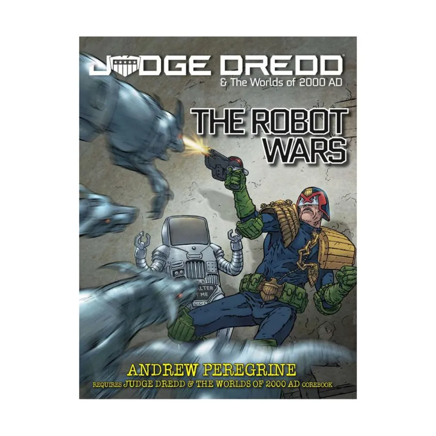 

Robot Wars, Judge Dredd & the Worlds of 2000 AD (W.O.I.N.), мягкая обложка