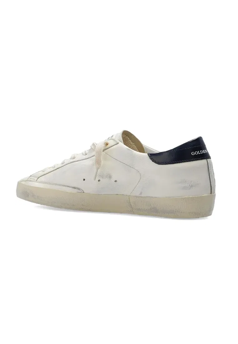 Кроссовки мужские Super-Star Night Blue Tab, модель GMF00101F004164-15430, Golden Goose, цвет темно-синий — фото 3