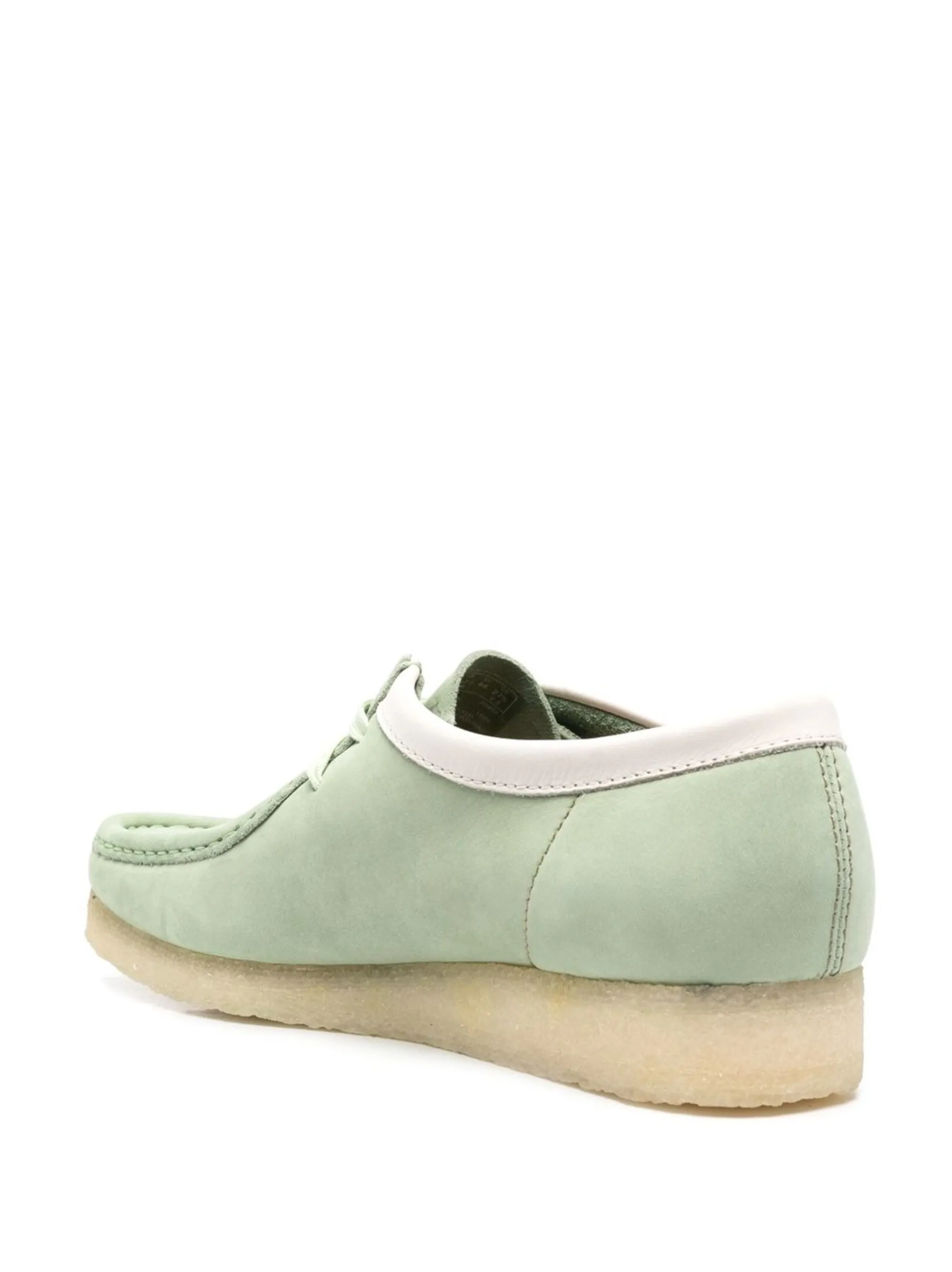 Топсайдеры Wallabee на шнуровке Clarks Originals, зеленый — фото 3