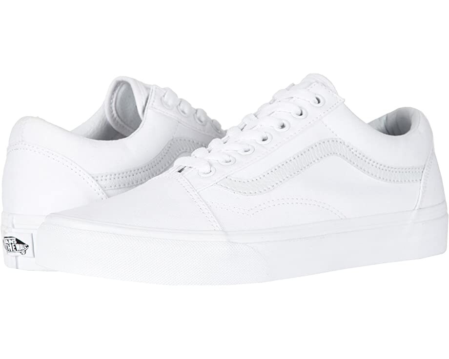 Кроссовки Old Skool Core Classics Vans, белый